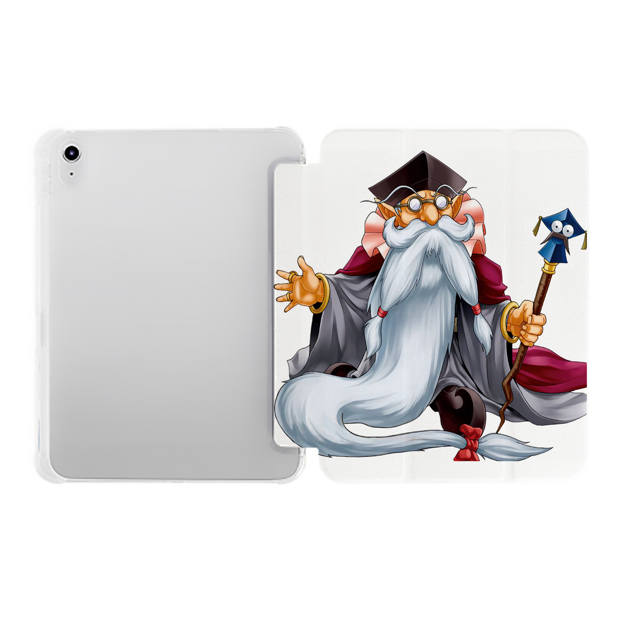 （画像用） 遊☆戯☆王 Yu-Gi-Oh! IPad ケース ペン収納付き 三つ折りスタンド PUレザー×シリコン 対応機種9.5/10.5/10.9インチ
